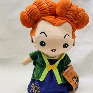 HOCUS POCUS Halloween Greeter Winifred Sanderson 17” Plush Witch Disney NEW